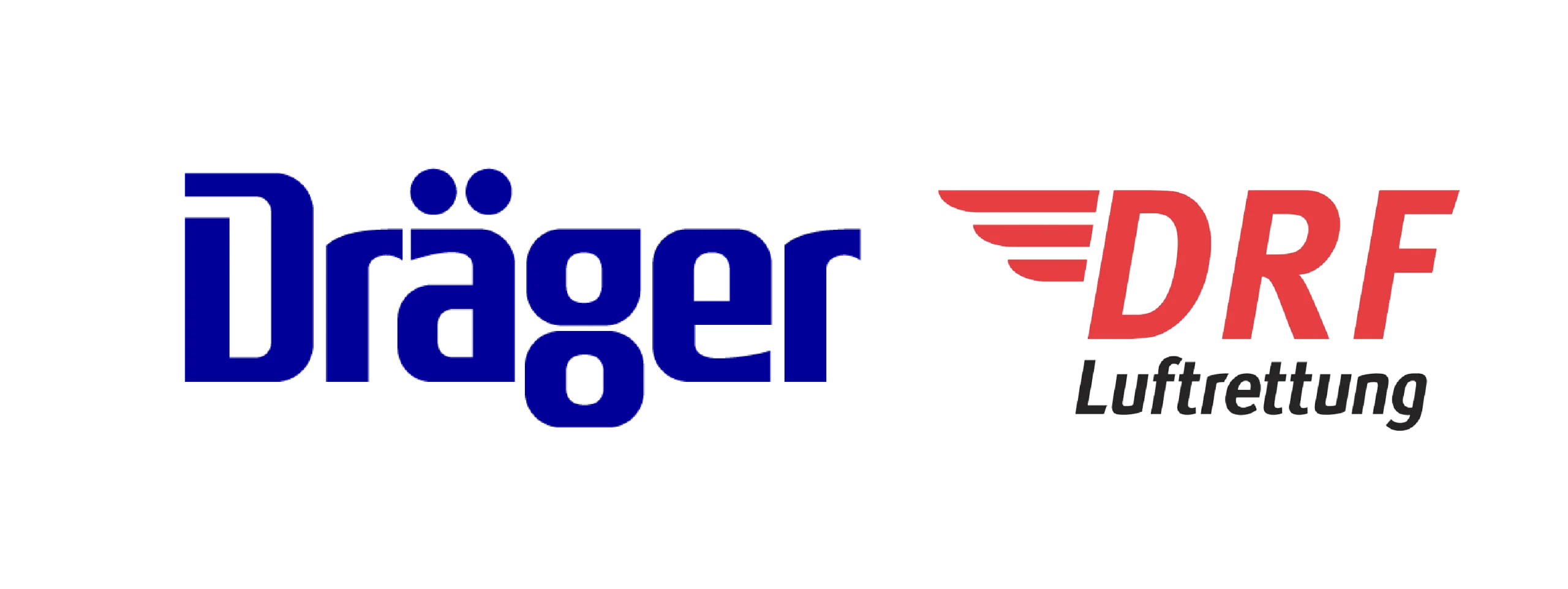 Dräger und DRF Luftrettung Logo Kunde